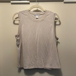 Aritzia Taupe Muscle Tee